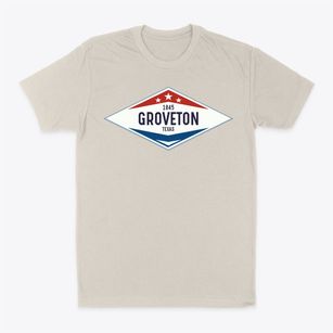Groveton Texas Diamond Star Classic Dad T-Shirt