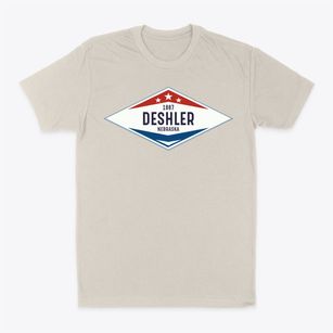 Deshler Nebraska Diamond Star Classic Dad T-Shirt