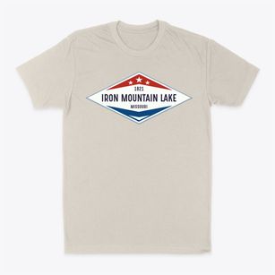 Iron Mountain Lake Missouri Diamond Star Classic Dad T-Shirt