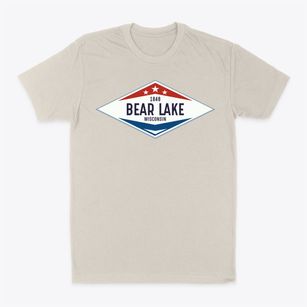 Bear Lake Wisconsin Diamond Star Classic Dad T-Shirt