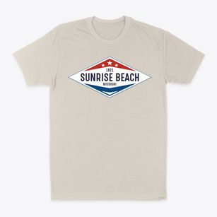 Sunrise Beach Missouri Diamond Star Classic Dad T-Shirt