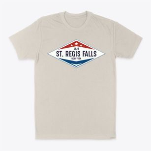 St. Regis Falls New York Diamond Star Classic Dad T-Shirt