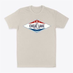 Cheat Lake West Virginia Diamond Star Classic Dad T-Shirt
