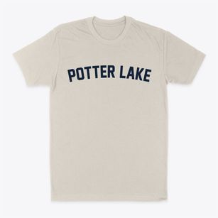Potter Lake Wisconsin Classic Curve Classic Dad T-Shirt