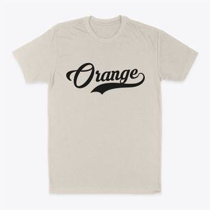Orange Massachusetts Vintage Team Classic Dad T-Shirt