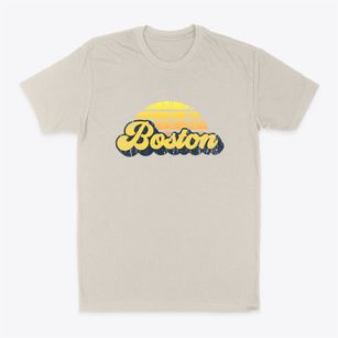 Boston Massachusetts Sublime Sunset Classic Dad T-Shirt