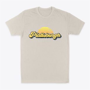 Plattsburgh New York Sublime Sunset Classic Dad T-Shirt