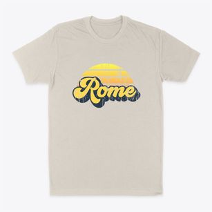 Rome Iowa Sublime Sunset Classic Dad T-Shirt