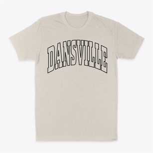 Dansville New York Trendy Block Classic Dad T-Shirt