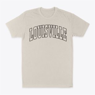 Louisville Nebraska Trendy Block Classic Dad T-Shirt