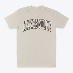 Hayesville Oregon Trendy Block Classic Dad T-Shirt