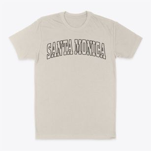 Santa Monica California Trendy Block Classic Dad T-Shirt