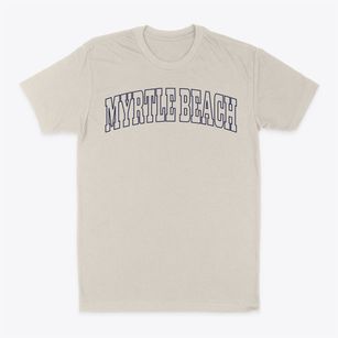 Myrtle Beach South Carolina Trendy Block Classic Dad T-Shirt