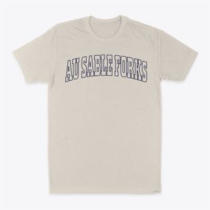 Au Sable Forks New York Trendy Block Classic Dad T-Shirt
