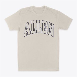 Allen Nebraska Trendy Block Classic Dad T-Shirt