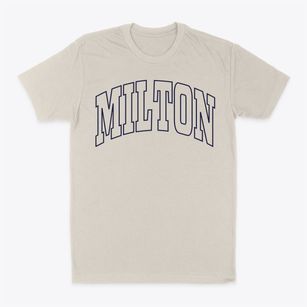 Milton North Carolina Trendy Block Classic Dad T-Shirt