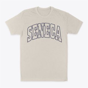 Seneca Nebraska Trendy Block Classic Dad T-Shirt