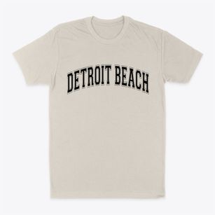 Detroit Beach Michigan Varsity Classic Dad T-Shirt