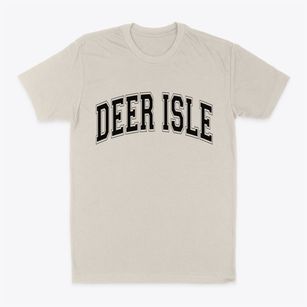 Deer Isle Maine Varsity Classic Dad T-Shirt