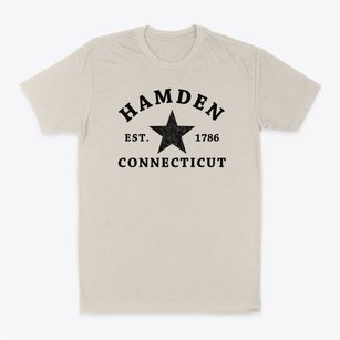 Hamden Connecticut Star Classic Dad T-Shirt