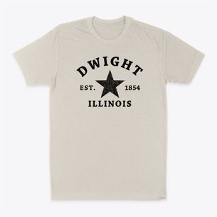Dwight Illinois Star Classic Dad T-Shirt