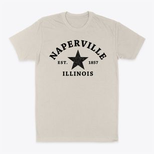 Naperville Illinois Star Classic Dad T-Shirt