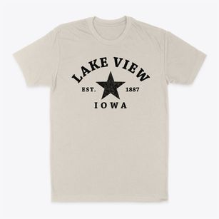Lake View Iowa Star Classic Dad T-Shirt