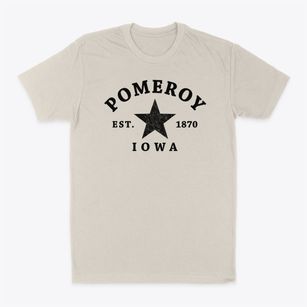 Pomeroy Iowa Star Classic Dad T-Shirt