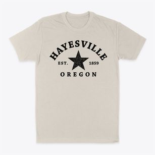 Hayesville Oregon Star Classic Dad T-Shirt