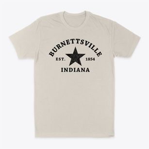 Burnettsville Indiana Star Classic Dad T-Shirt