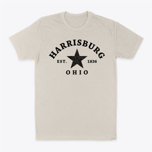 Harrisburg Ohio Star Classic Dad T-Shirt