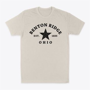 Benton Ridge Ohio Star Classic Dad T-Shirt