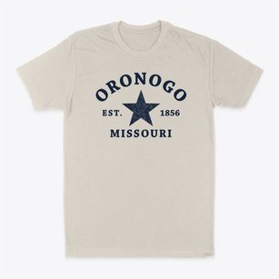 Oronogo Missouri Star Classic Dad T-Shirt