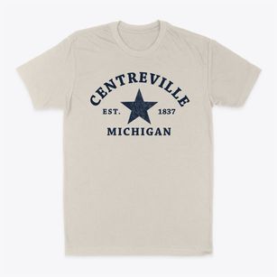 Centreville Michigan Star Classic Dad T-Shirt