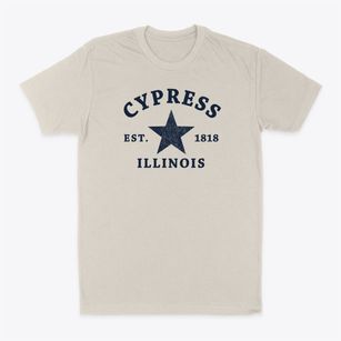 Cypress Illinois Star Classic Dad T-Shirt