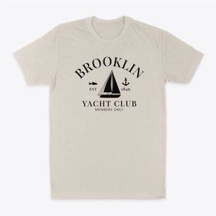 Brooklin Maine Yacht Club Classic Dad T-Shirt