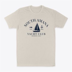 South Amana Iowa Yacht Club Classic Dad T-Shirt