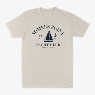 Somers Point New Jersey Yacht Club Classic Dad T-Shirt