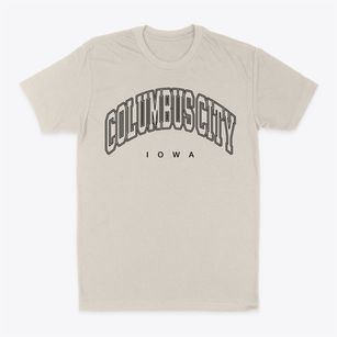 Columbus City Iowa Inline Classic Dad T-Shirt