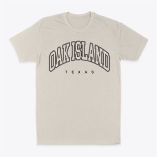 Oak Island Texas Inline Classic Dad T-Shirt