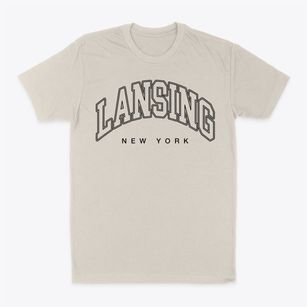 Lansing New York Inline Classic Dad T-Shirt
