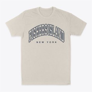 Fishers Island New York Inline Classic Dad T-Shirt