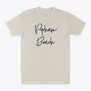 Popham Beach Maine Freestyle Classic Dad T-Shirt