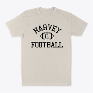 Harvey Illinois Football Classic Dad T-Shirt