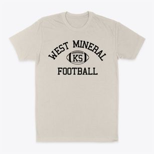 West Mineral Kansas Football Classic Dad T-Shirt