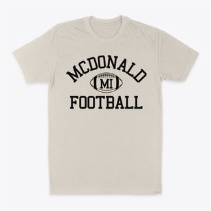 Mcdonald Michigan Football Classic Dad T-Shirt