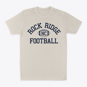 Rock Ridge North Carolina Football Classic Dad T-Shirt