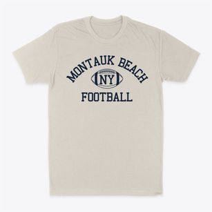 Montauk Beach New York Football Classic Dad T-Shirt