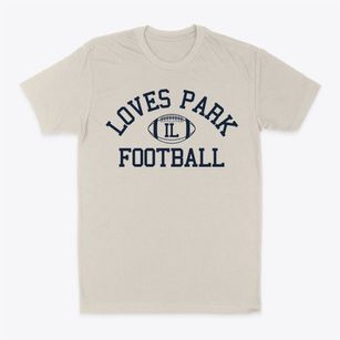 Loves Park Illinois Football Classic Dad T-Shirt