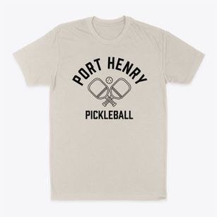 Port Henry New York Pickleball Classic Dad T-Shirt